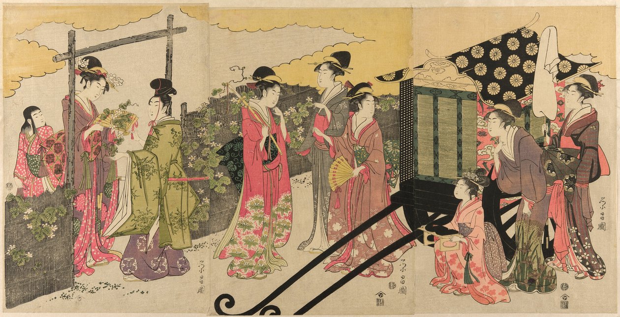 Genji Masalı Yugao Bölüm Parodi by Chokosai Eisho