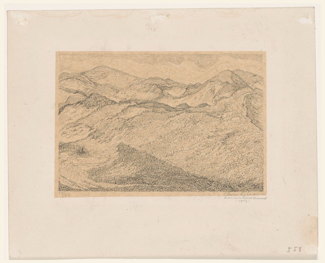 kumul manzarası by Chris Lebeau (signed by artist)