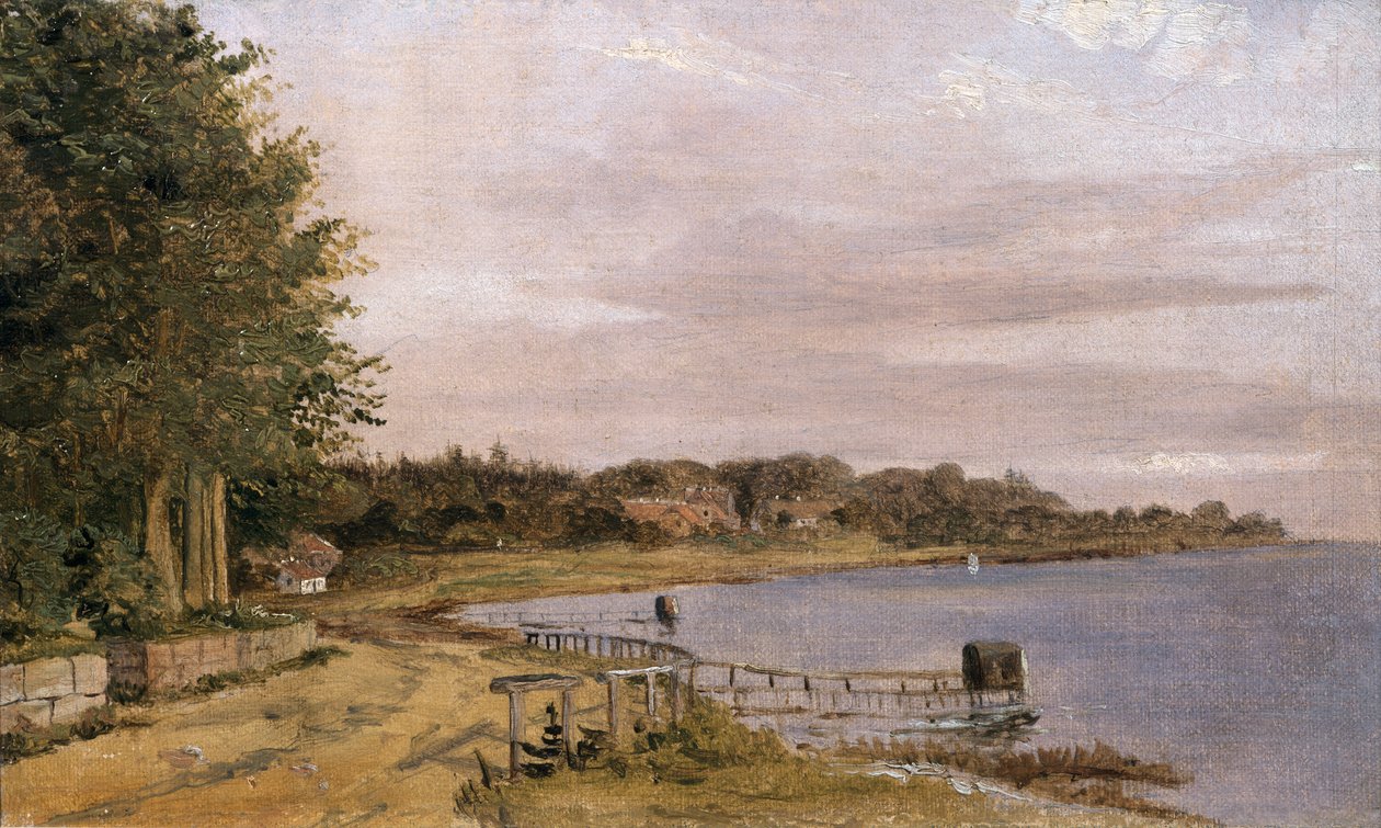 Nehir Bankası, Emilliekilde by Christen Schjellerup Købke