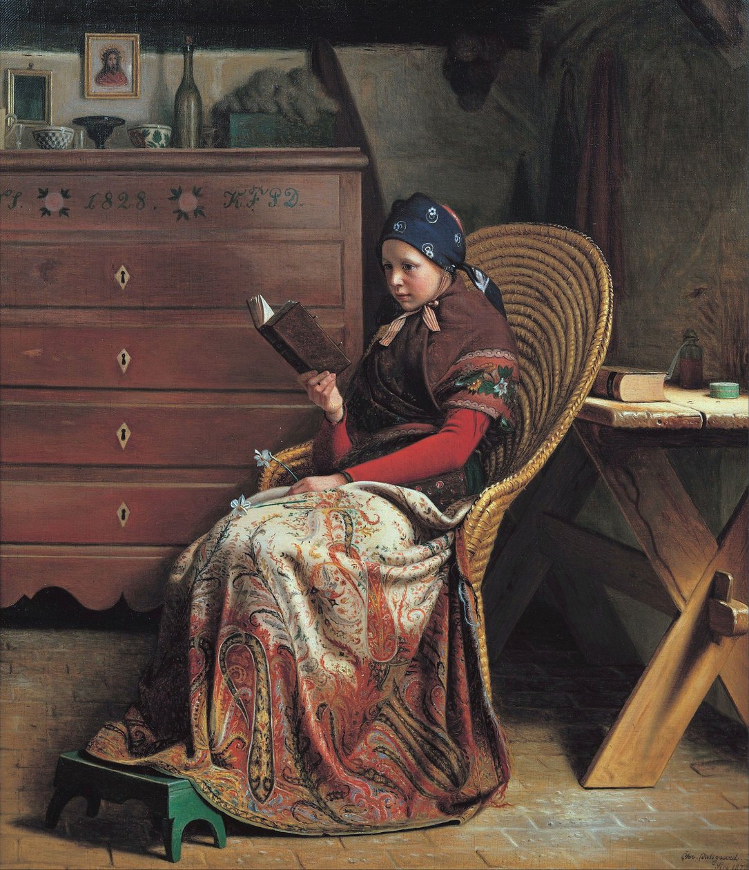 Bir çam ağacında. Ders çalışma by Christen Dalsgaard