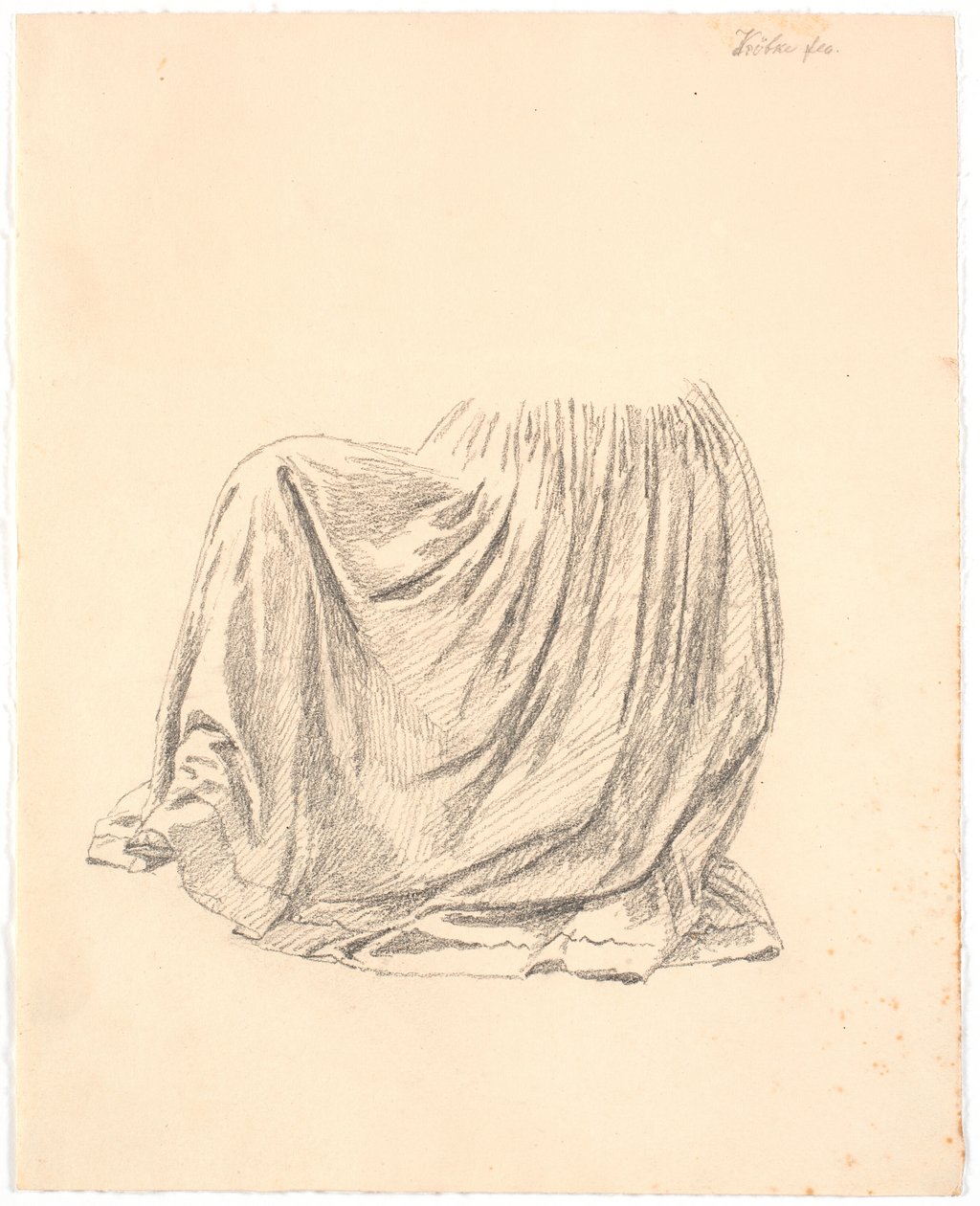 Draperstudie by Christen Købke