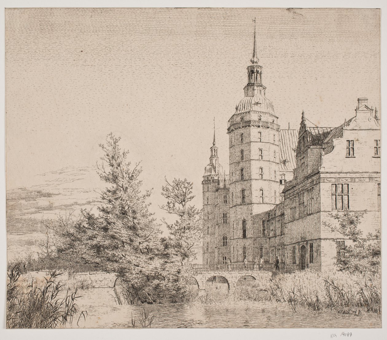 Frederiksborg Kalesi. Møntbroen