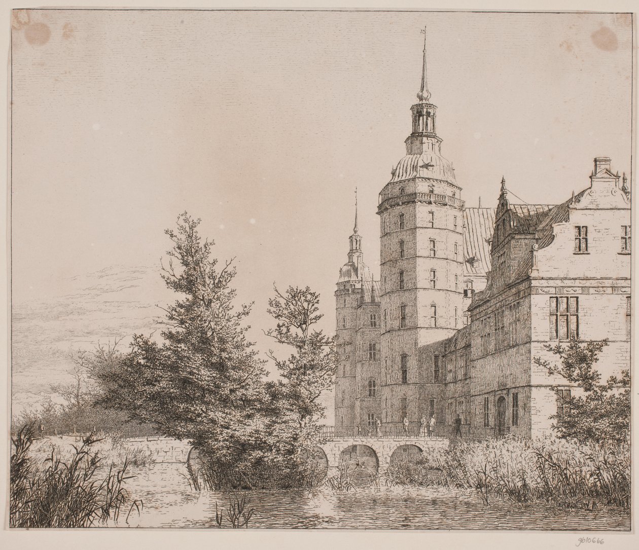 Frederiksborg Kalesi. Møntbroen