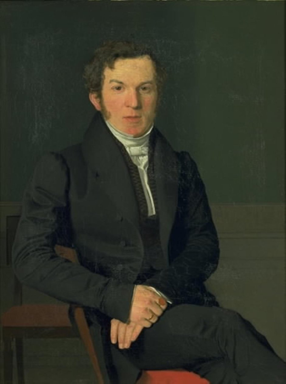 Sanatçının Kuzeninin Portresi, Michael Christian Petersen by Christen Købke