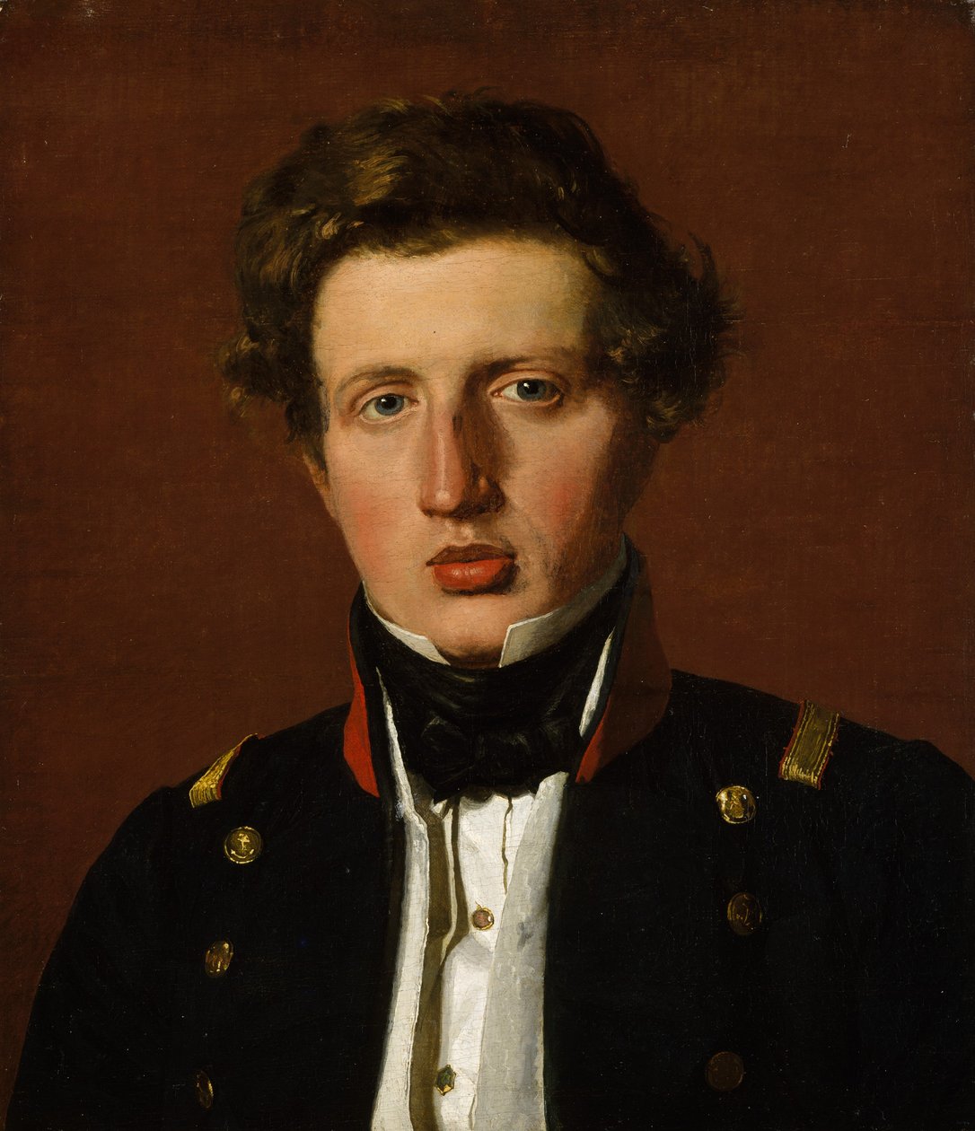 Valdemar Hjartvar Købke 1813-1893, Sanatçının Kardeşi, yak. 1838 by Christen Købke