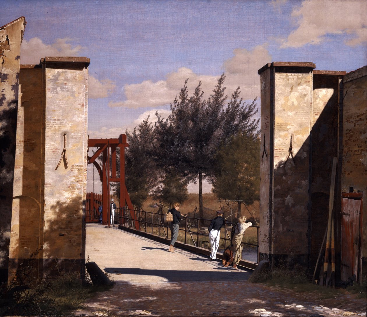 Kalenin Kuzey Kapısı, 1834 by Christen Schjellerup Købke