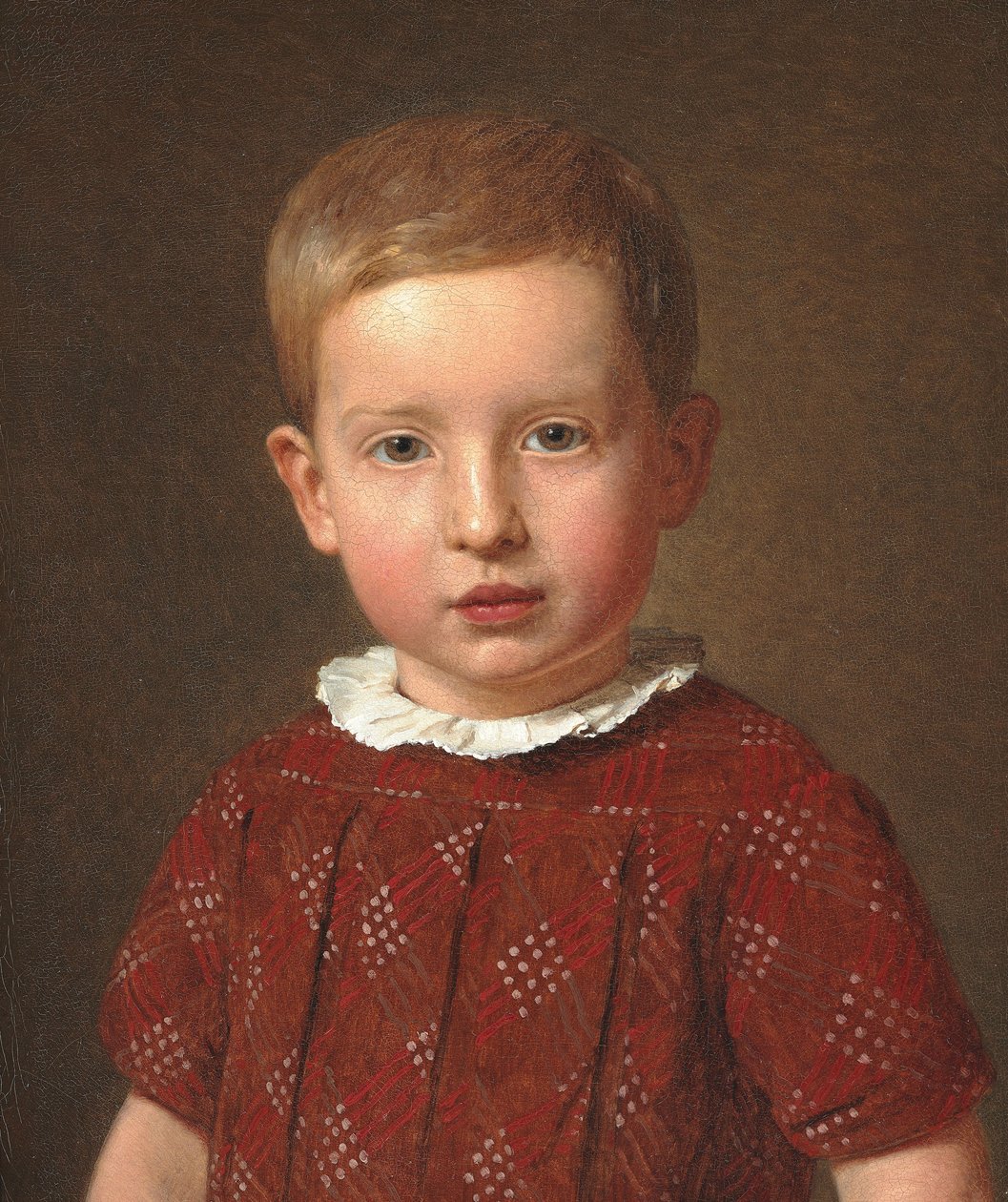 Johan Jacob Krohn çocukken, 1846 by Christen Schjellerup Købke