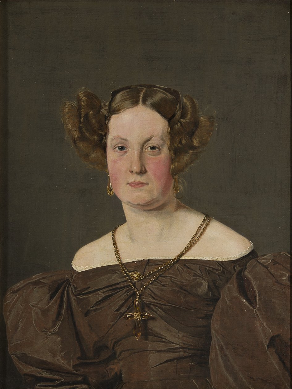 Bayan Th Petersen, nee Roepstorff, 1833 by Christen Schjellerup Købke