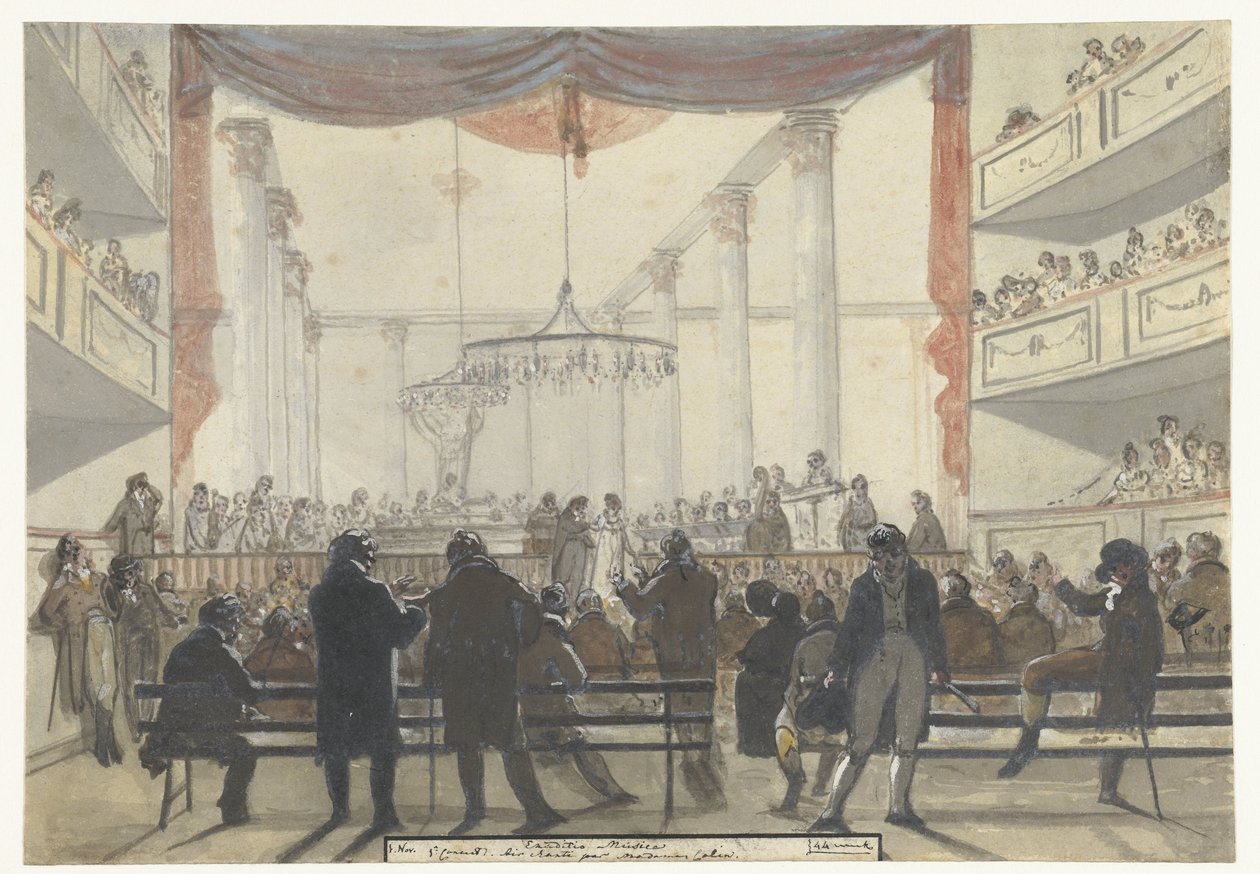 Exuditio Musica, Madame Colin tarafından söylenen Air (dagboek, 1 Kasım) by Christiaan Andriessen