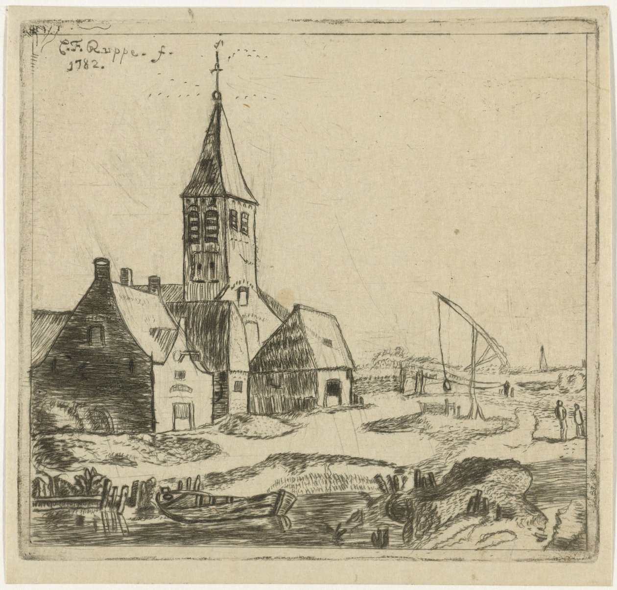 köy kilisesi by Christiaan Friedrich Ruppe