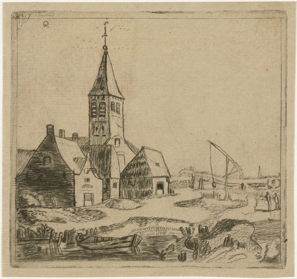 köy kilisesi by Christiaan Friedrich Ruppe