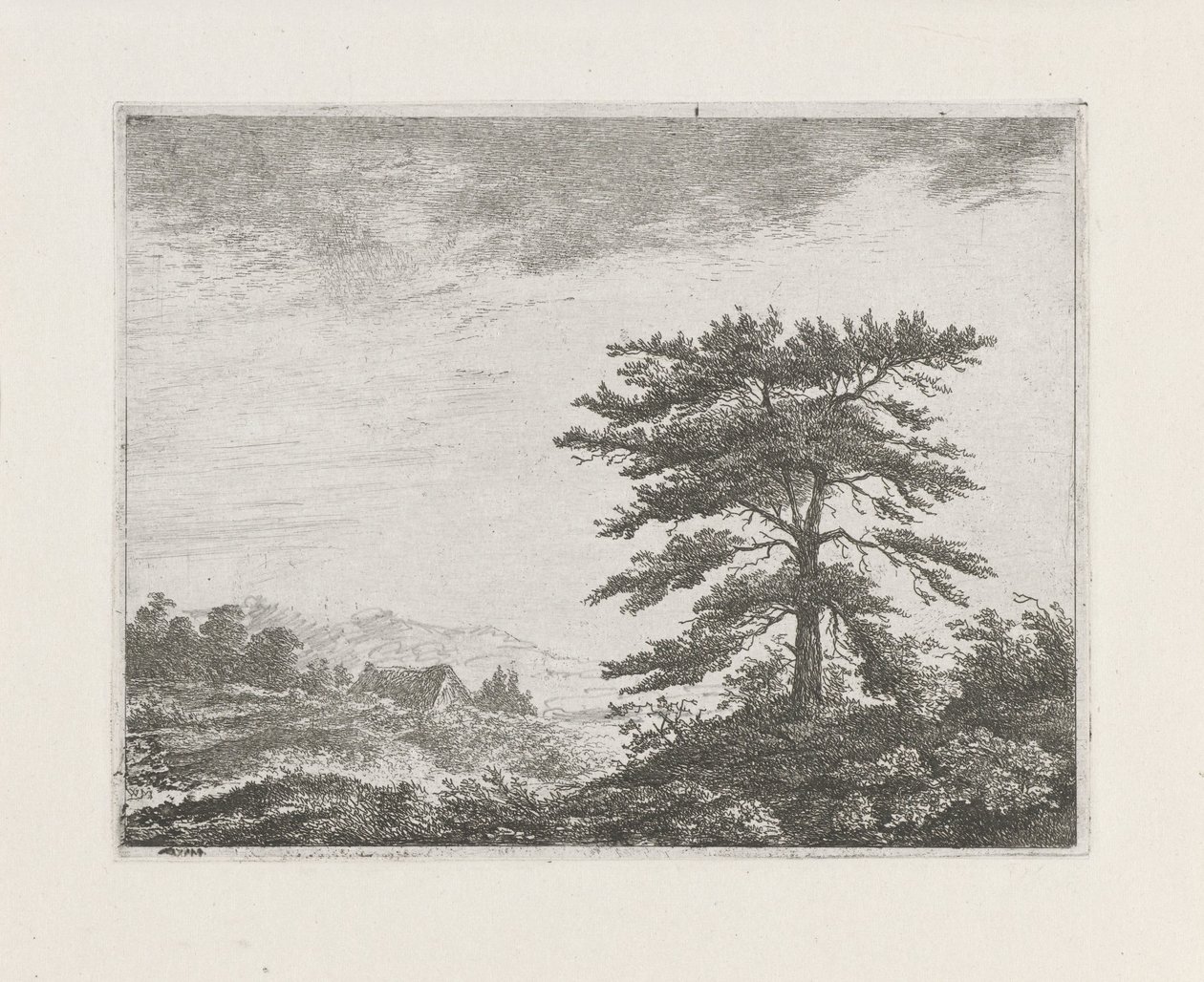 Bir fundalıktaki ağaç by Christiaan Wilhelmus Moorrees
