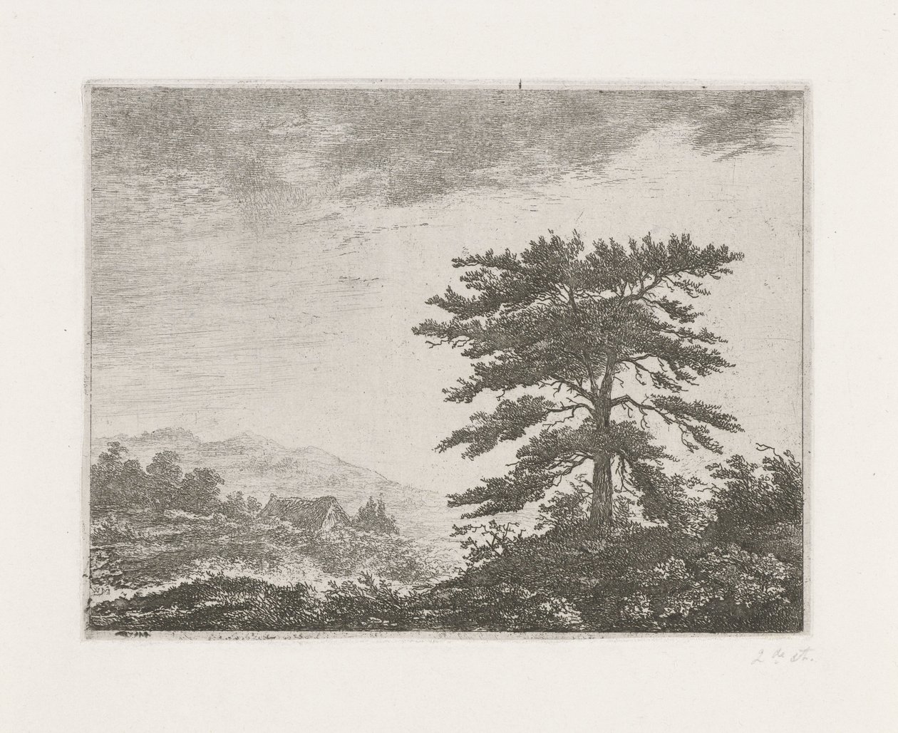 Bir fundalıktaki ağaç by Christiaan Wilhelmus Moorrees