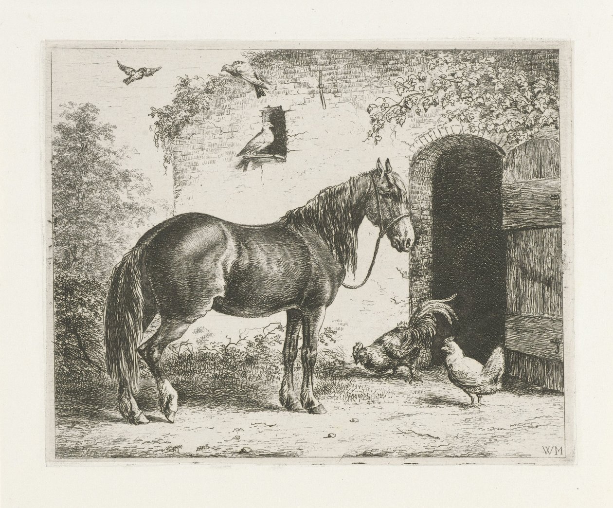 yular ile at by Christiaan Wilhelmus Moorrees