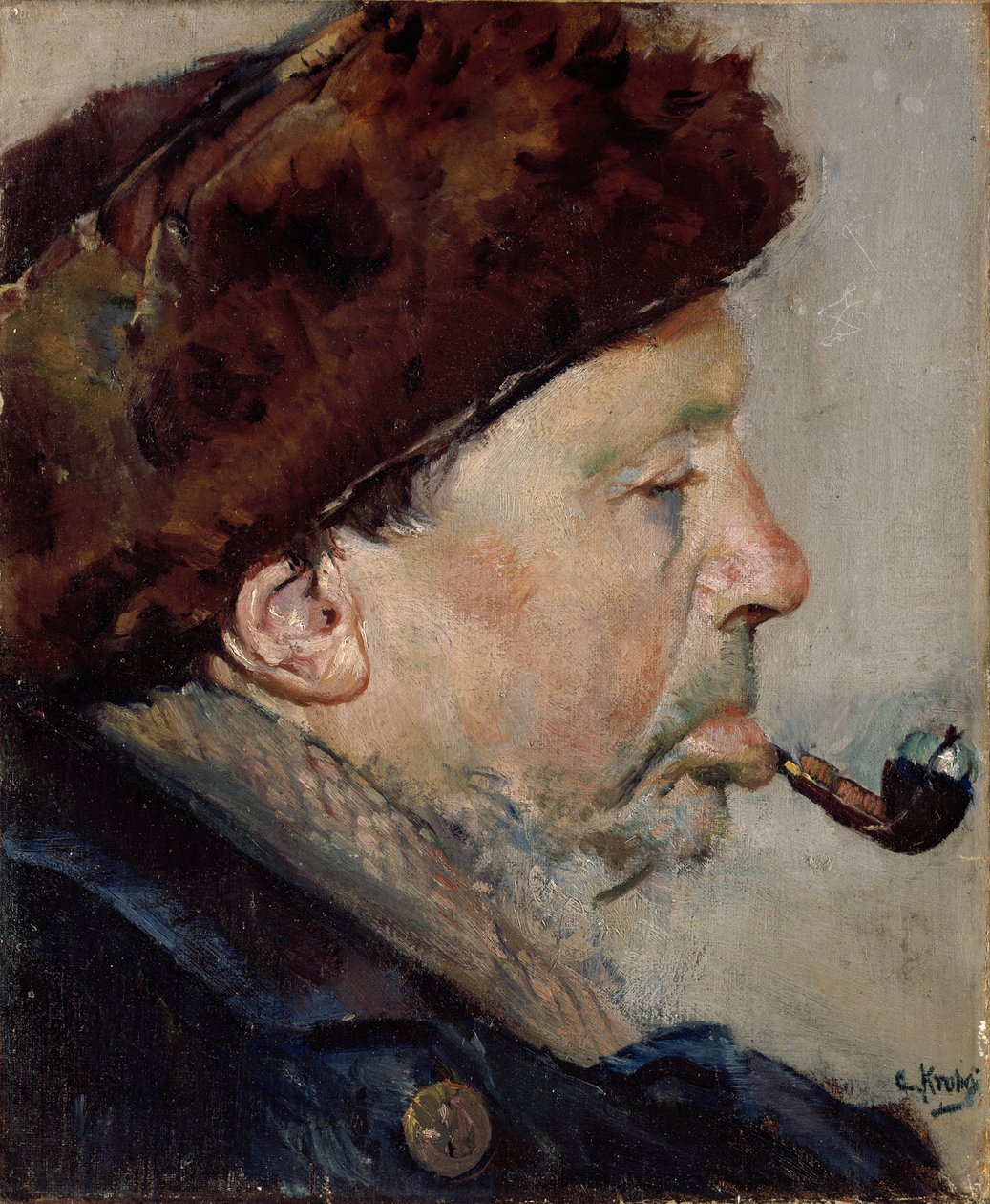 Niels Gaihed by Christian Krohg