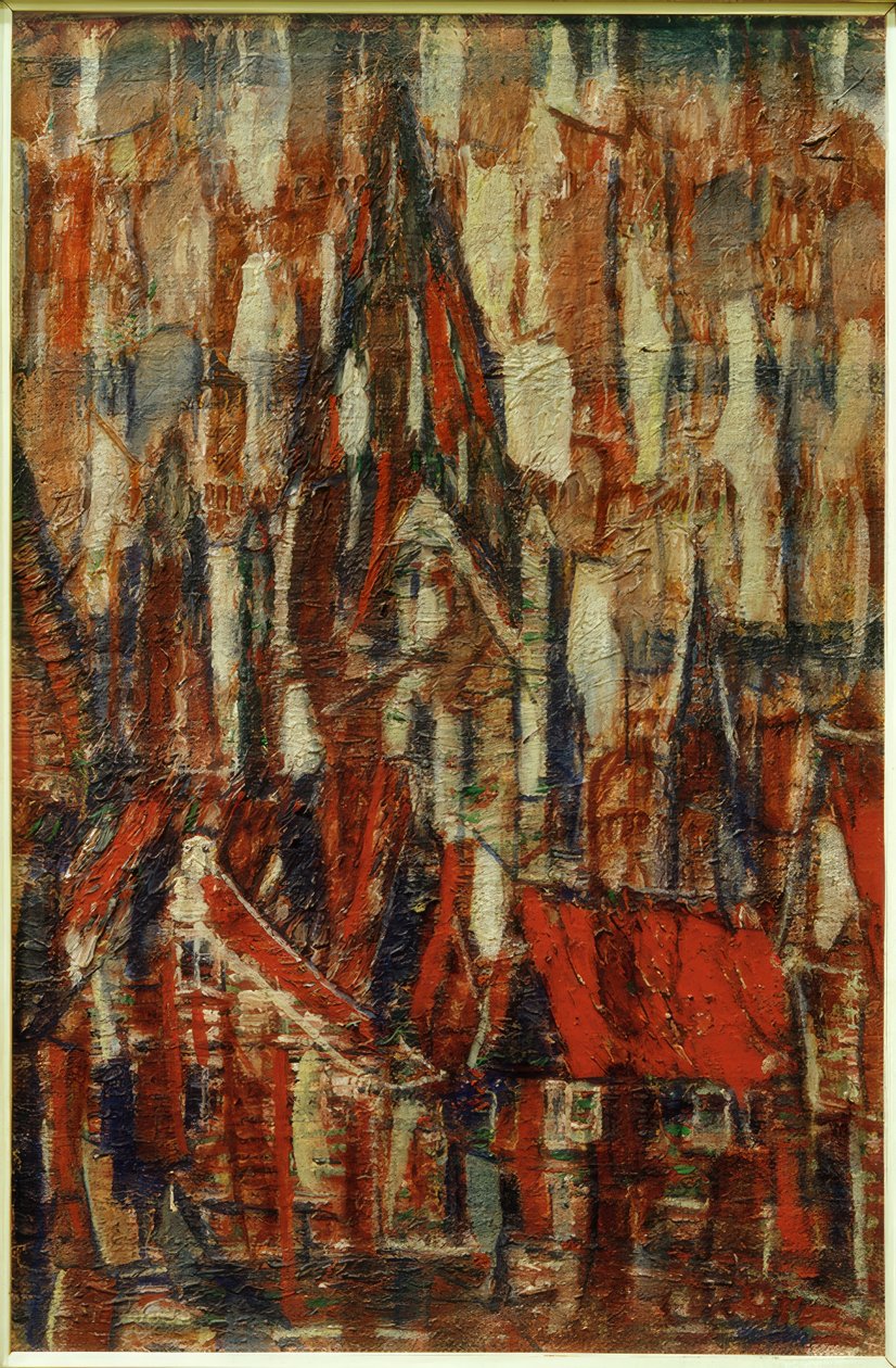 Soest Kilisesi (Stiftskirche Sankt Patrokli) by Christian Rohlfs