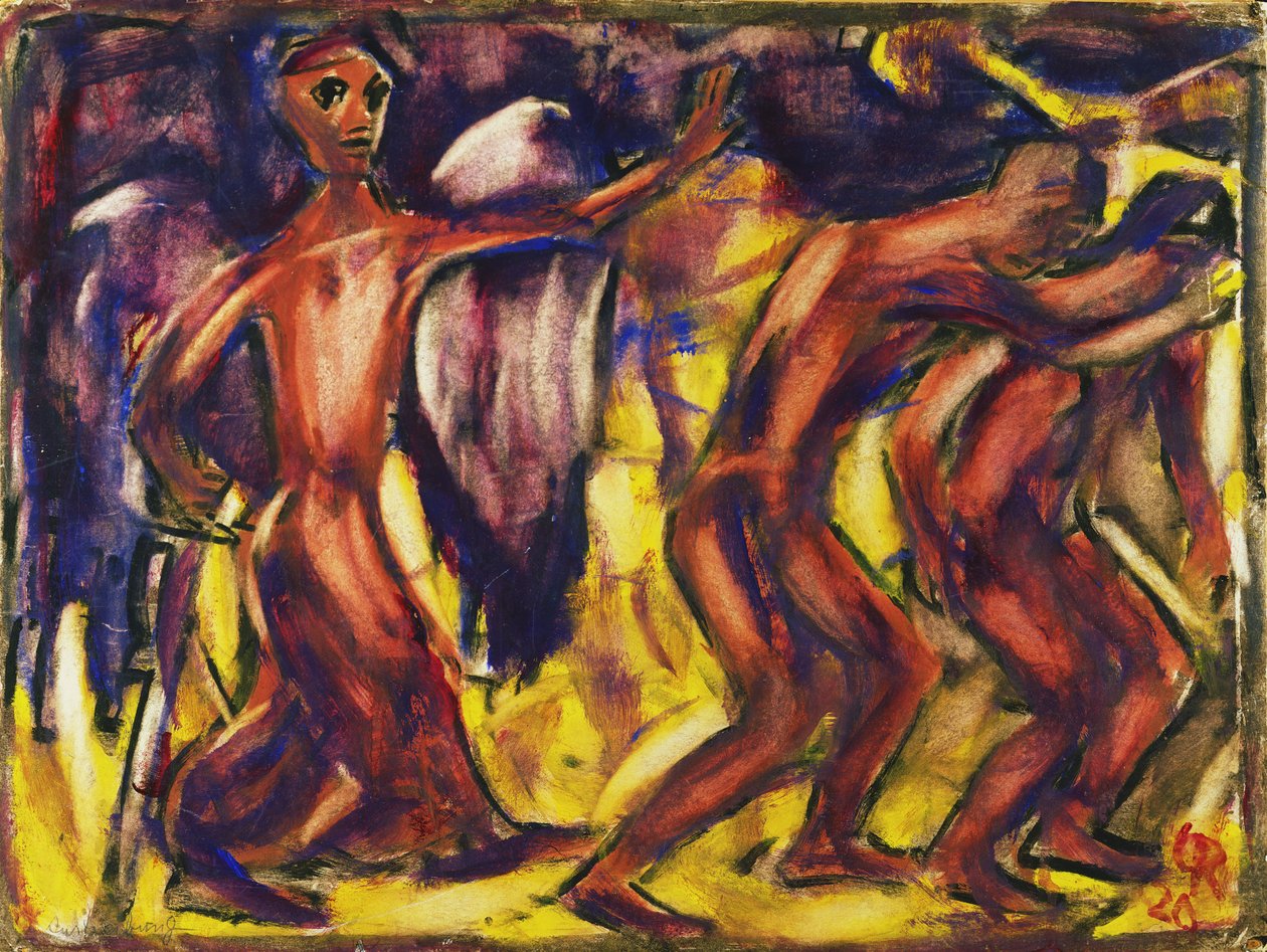 Cennetten Kovulma, 1920 by Christian Rohlfs