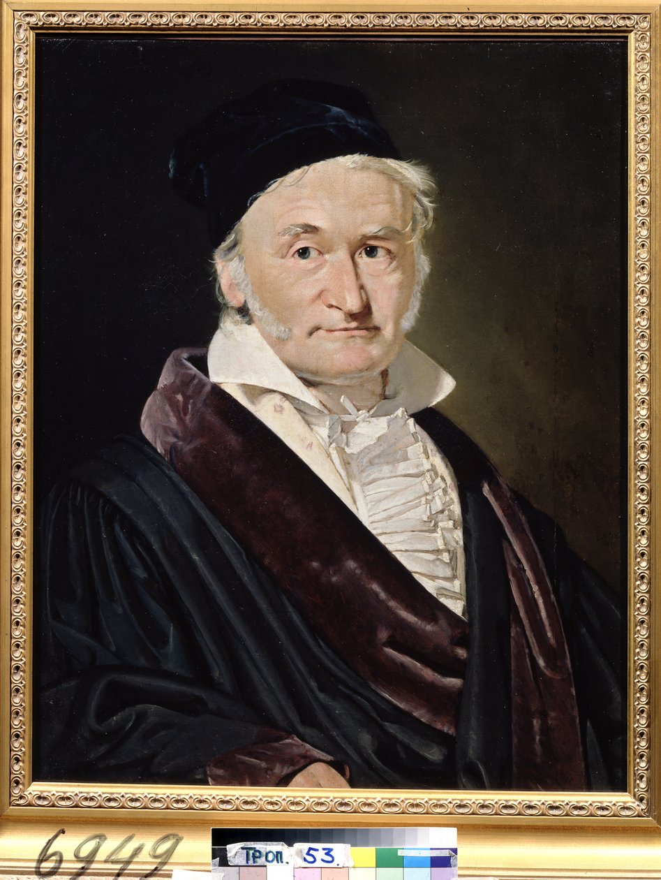 ""Alman bilim adamı Karl (Carl) Friedrich Gauss