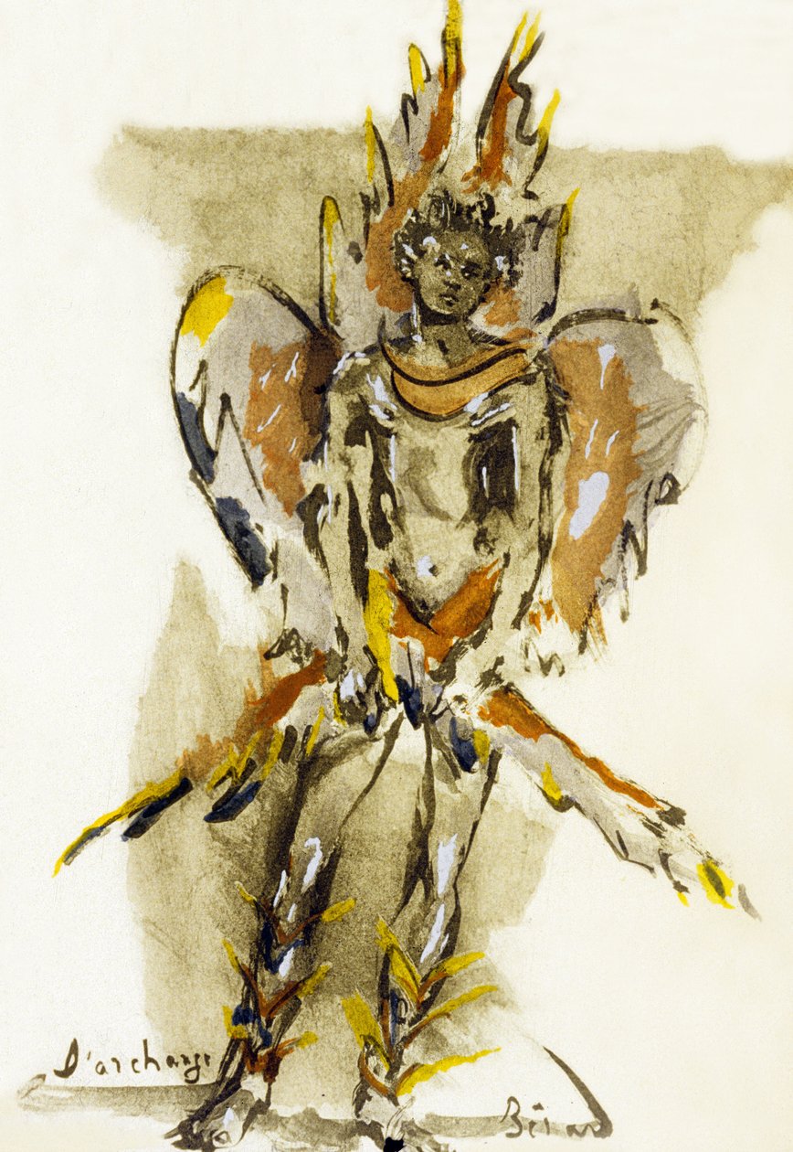Jean Giraudoux'nun "Amphitryon 38"inden İllüstrasyon by Christian Bérard
