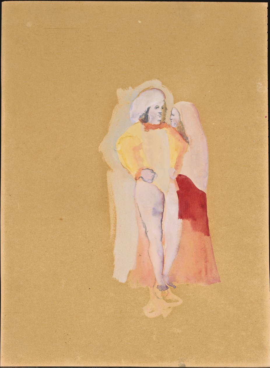 Çift (kağıt üzerine guaj ve sulu boya) by Christian Bérard