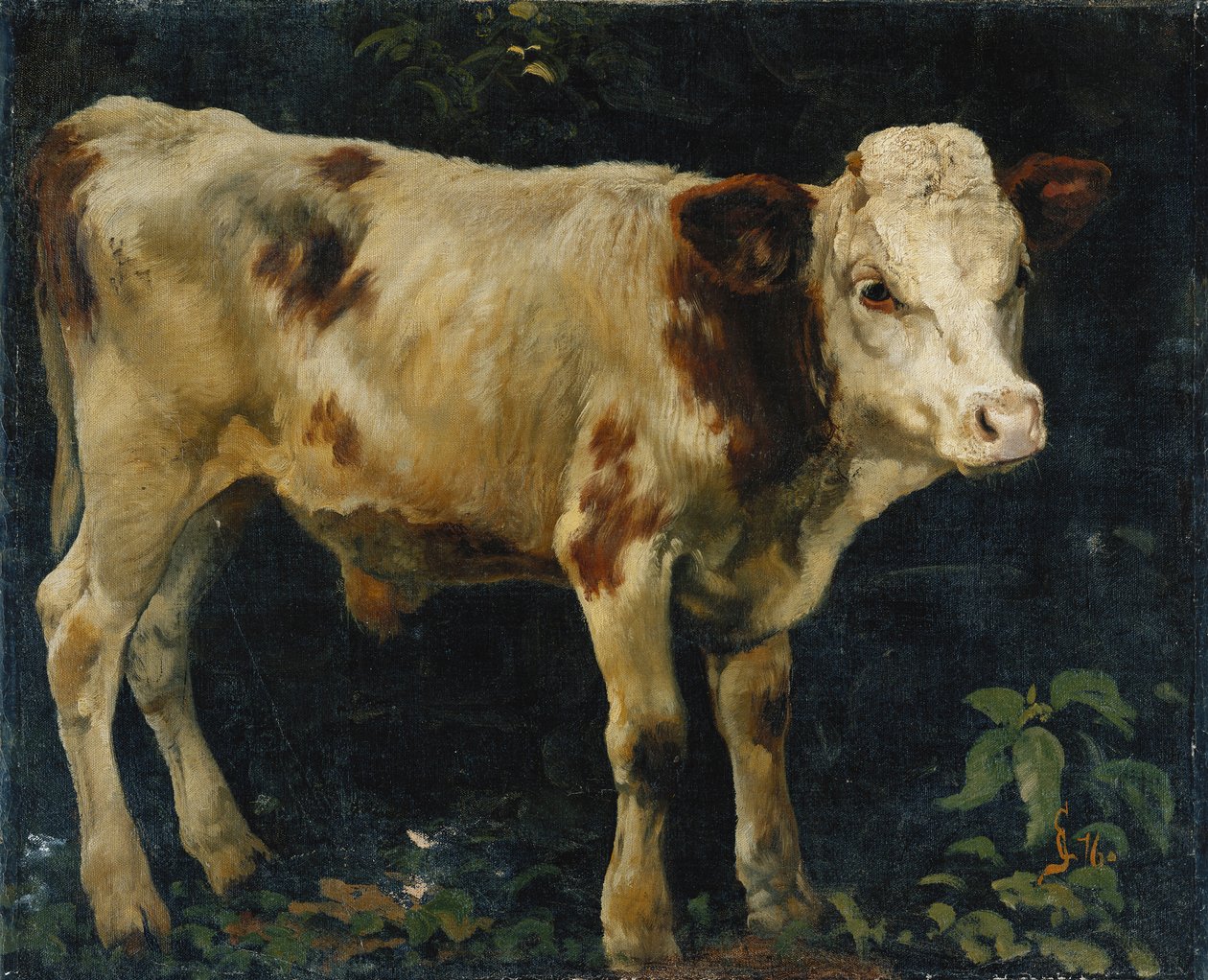 Boğa Buzağı, 1876 by Christian Eriksen Skredsvig