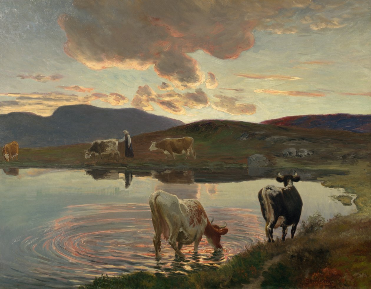 Günbatımından sonra by Christian Eriksen Skredsvig