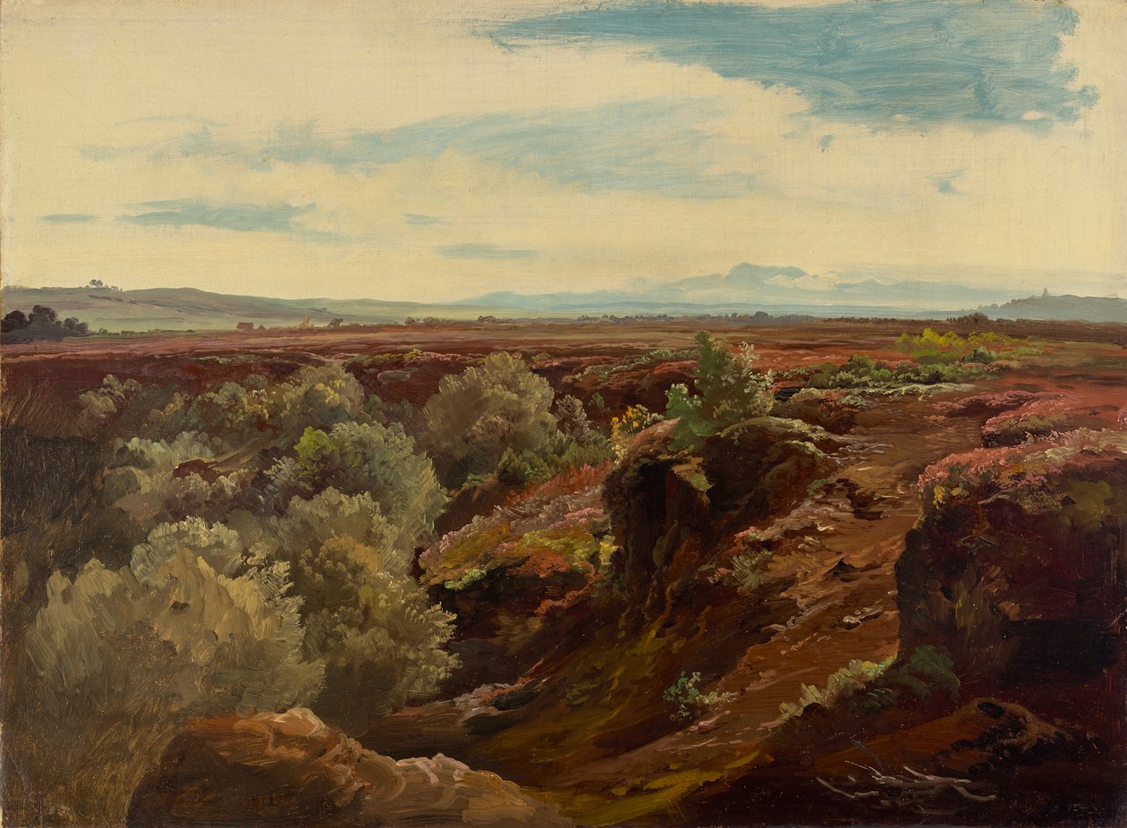Oberhausen yakınlarındaki Amper'de by Christian Ernst Bernhard Morgenstern