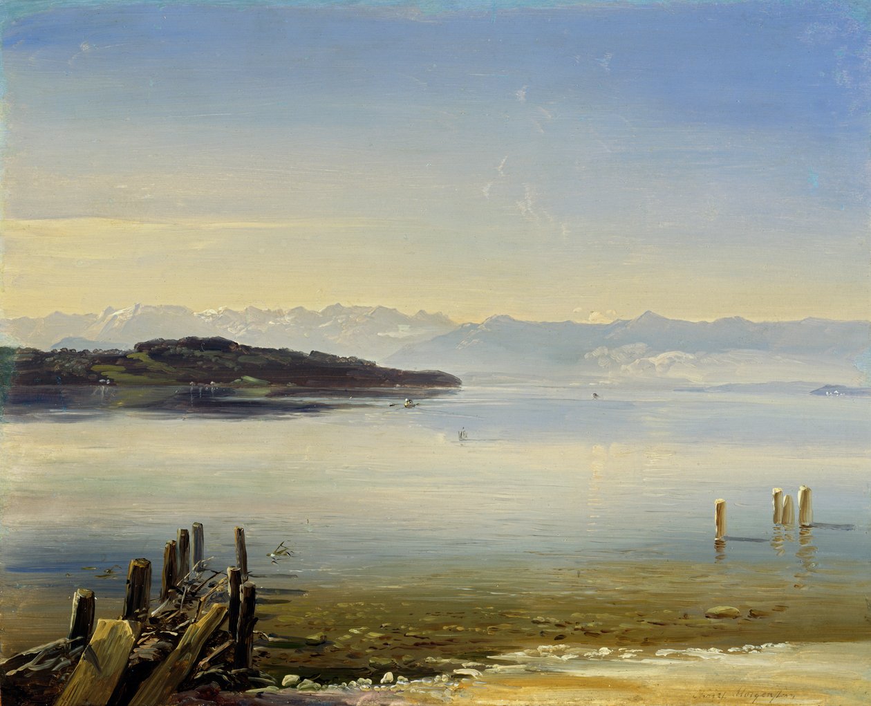 Starnberg Gölü by Christian Ernst Bernhard Morgenstern