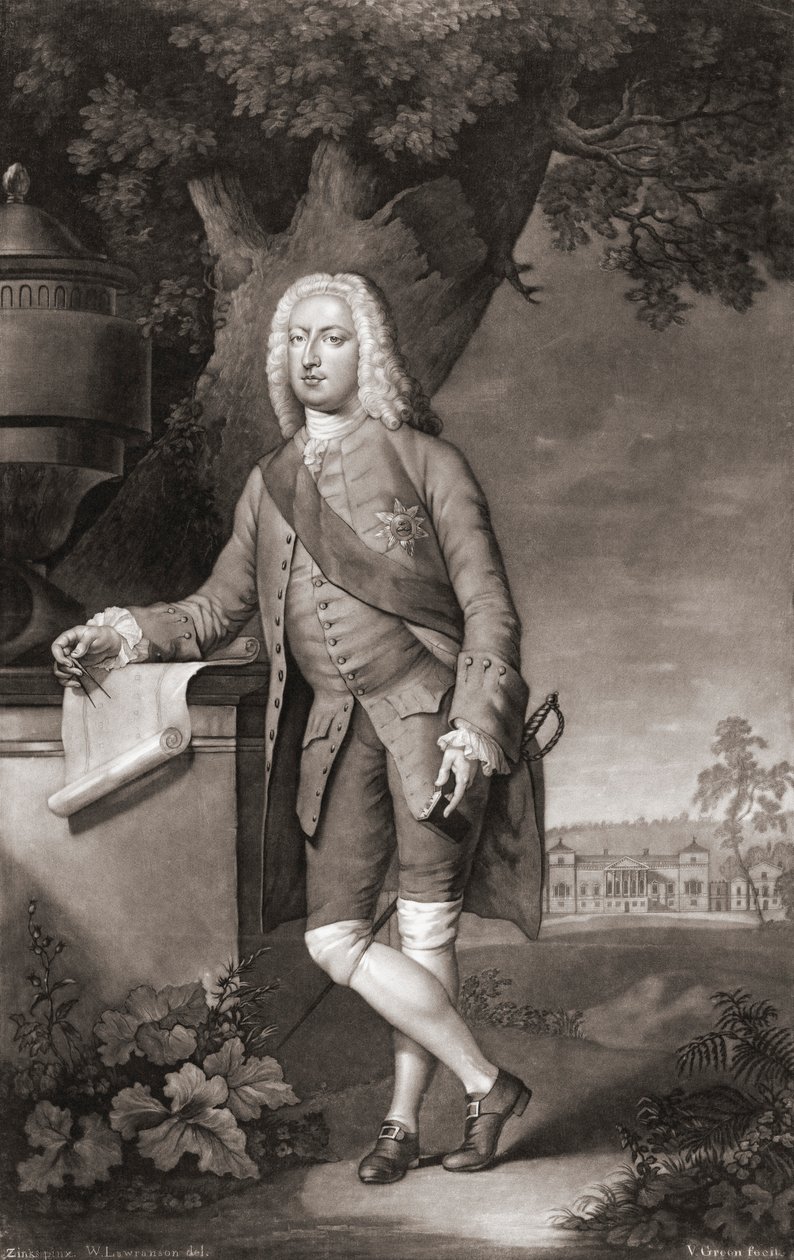 Thomas Coke, Leicester Kontu. Vesika. (Yazdır) by Christian Friedrich (after) Zincke