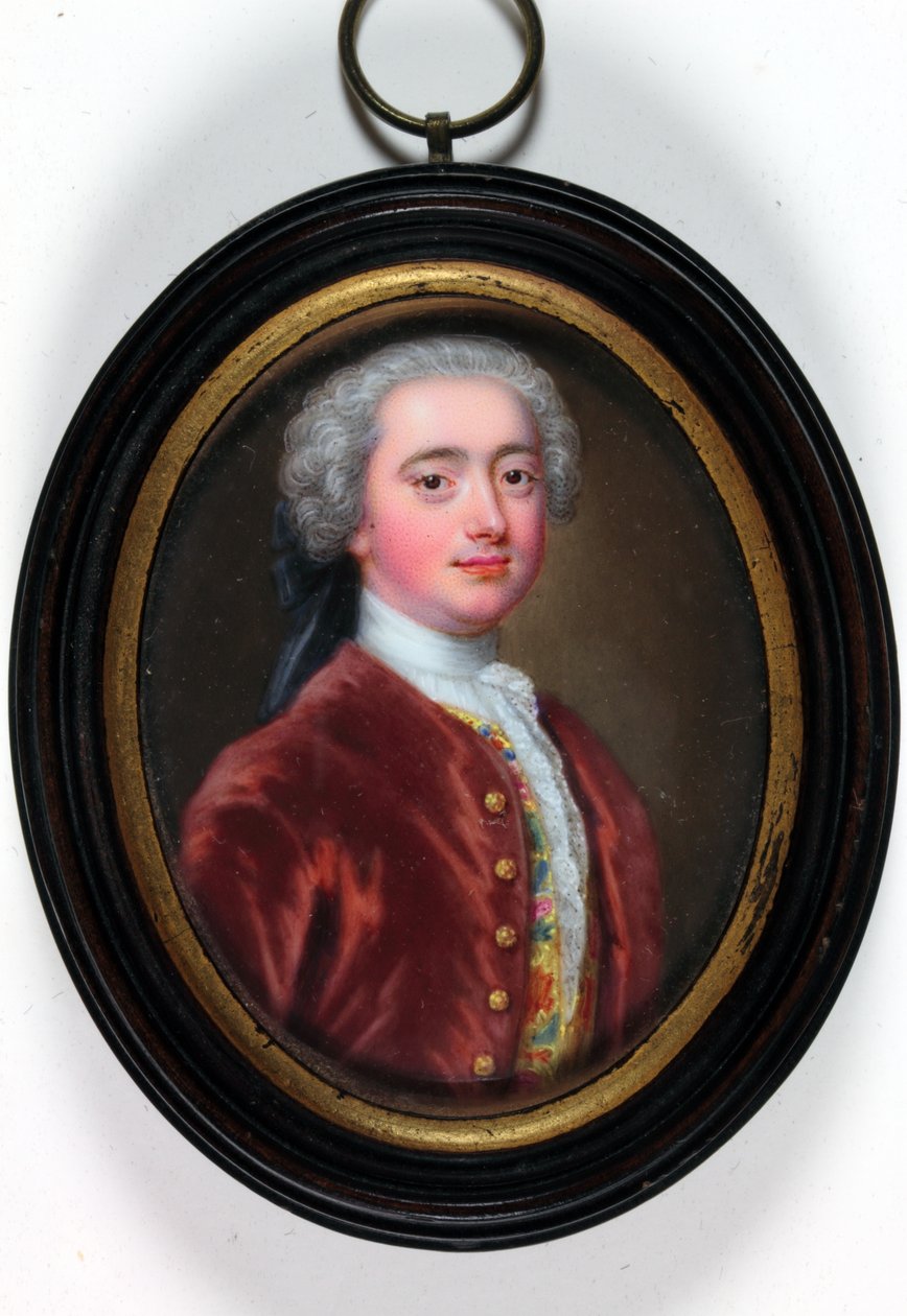 William Bentinck, 2. Portland Dükü (emaye) by Christian Friedrich Zincke