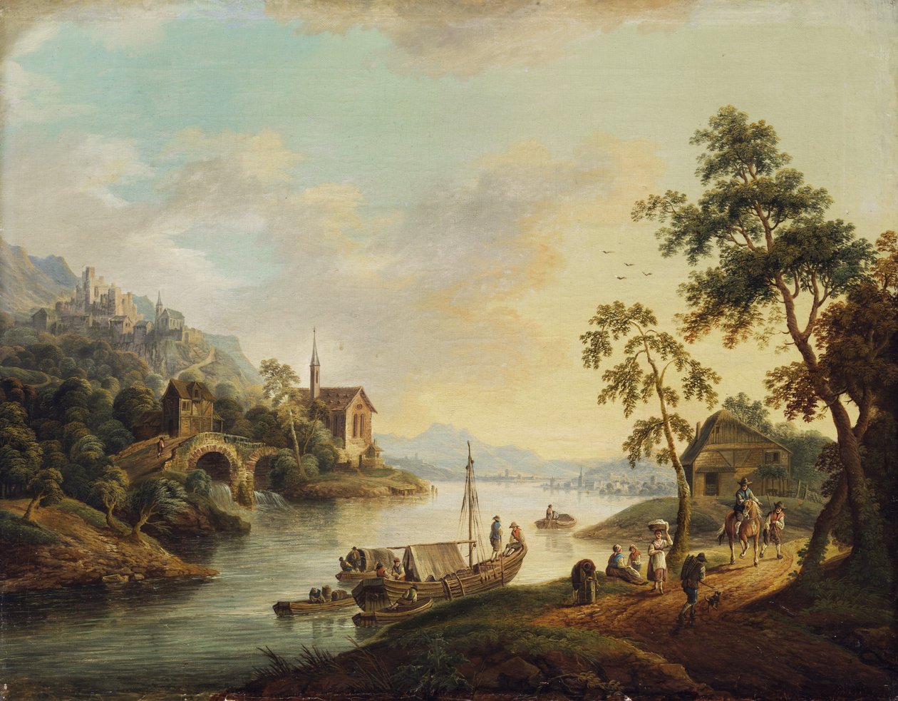 Ren manzarası by Christian Georg Schutz