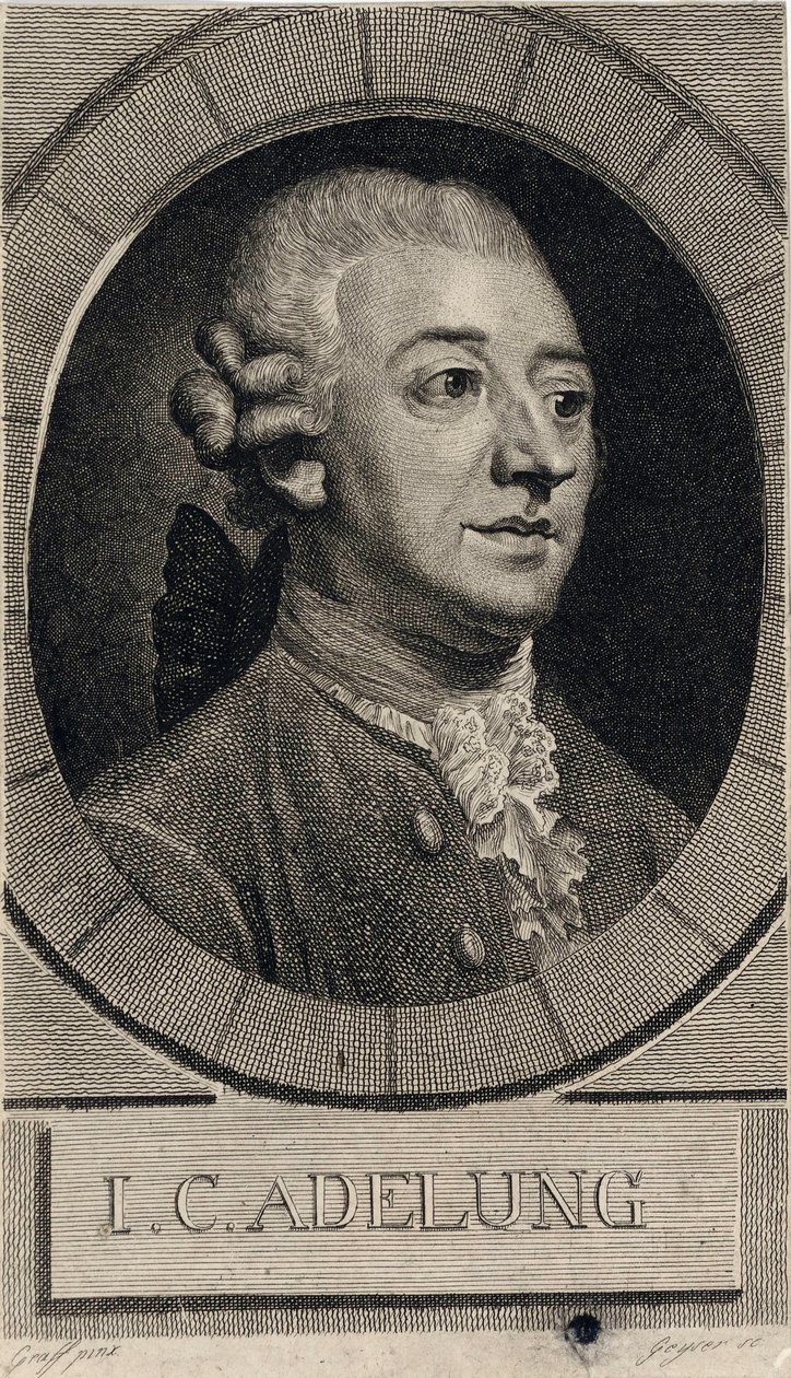 Johann Christoph Adelung 1732-1806. by Christian Gottlieb Geyser