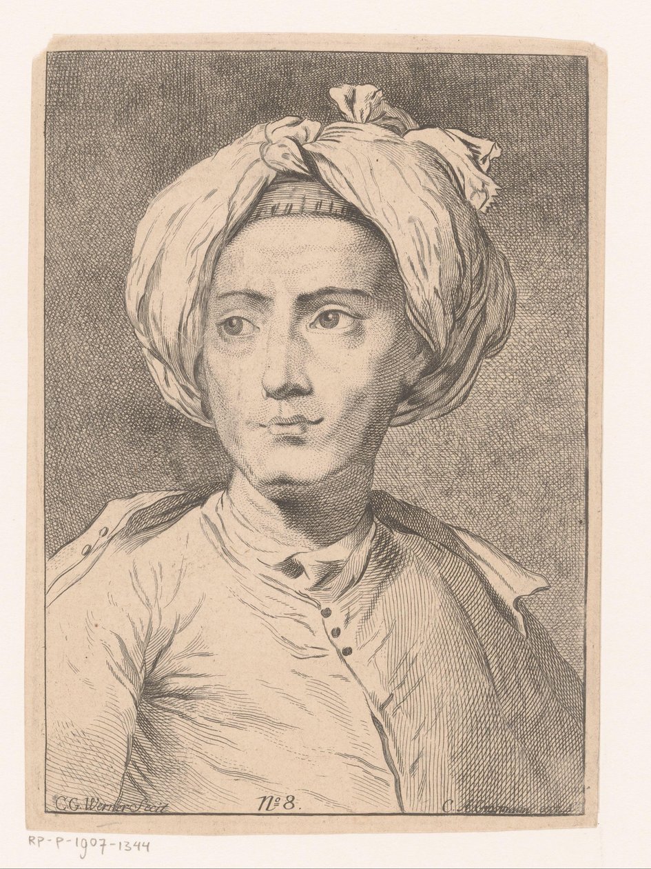 Bir adamın portresi, muhtemelen Christian Gottlieb Werner