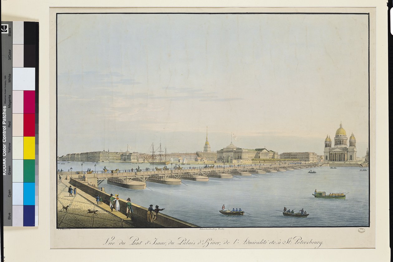 St. Isaac Köprüsü, Amirallik ve Kış Sarayı, St. Petersburg