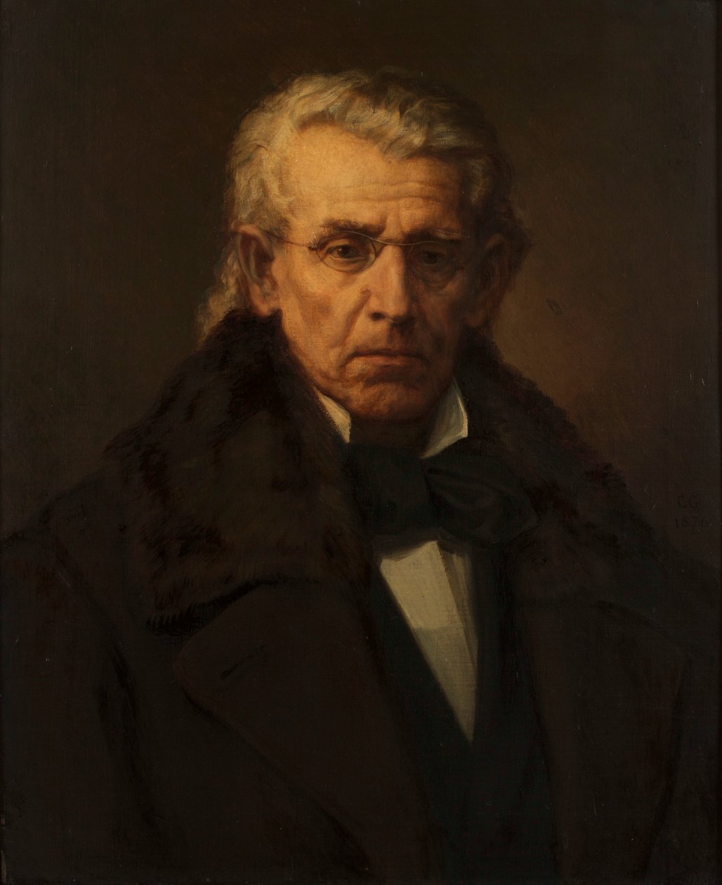 Ressam Josef von Führich by Christian Griepenkerl