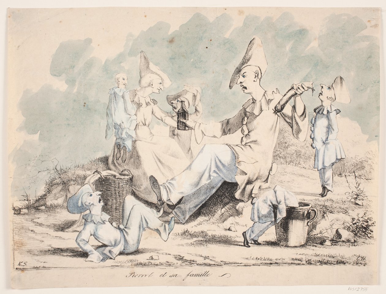 "Pierrot ve ailesi" by Christian Holm