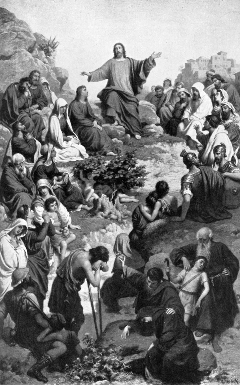 "Dağdaki Vaaz", 1926. by Christian Karl August Noack