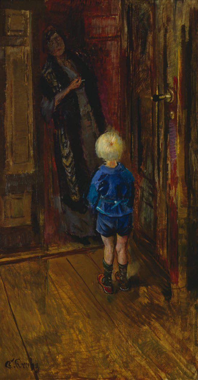 Bir beyaz yalan by Christian Krohg
