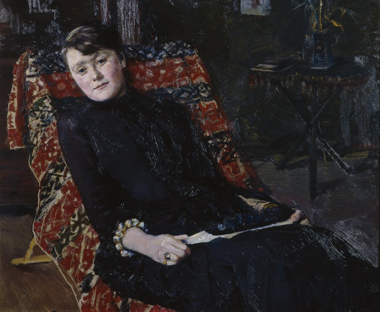 Oyuncu Constance Brown by Christian Krohg