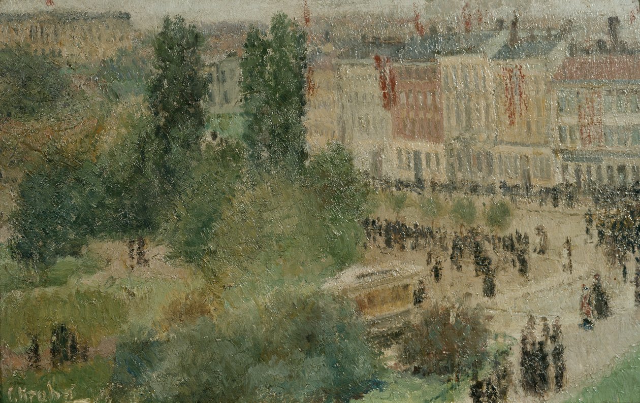 Eidsvoll Meydanı by Christian Krohg