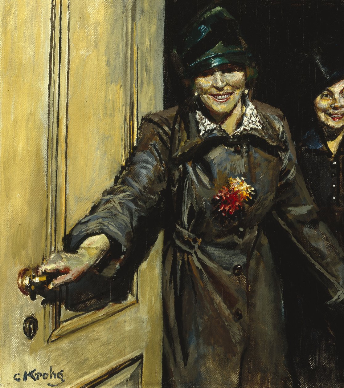 İşte geliyoruz (tuval üzerine yağlı boya) by Christian Krohg