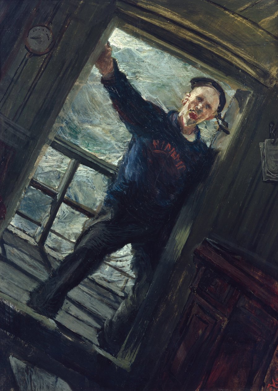 Direksiyon Açılışında (boyama) by Christian Krohg
