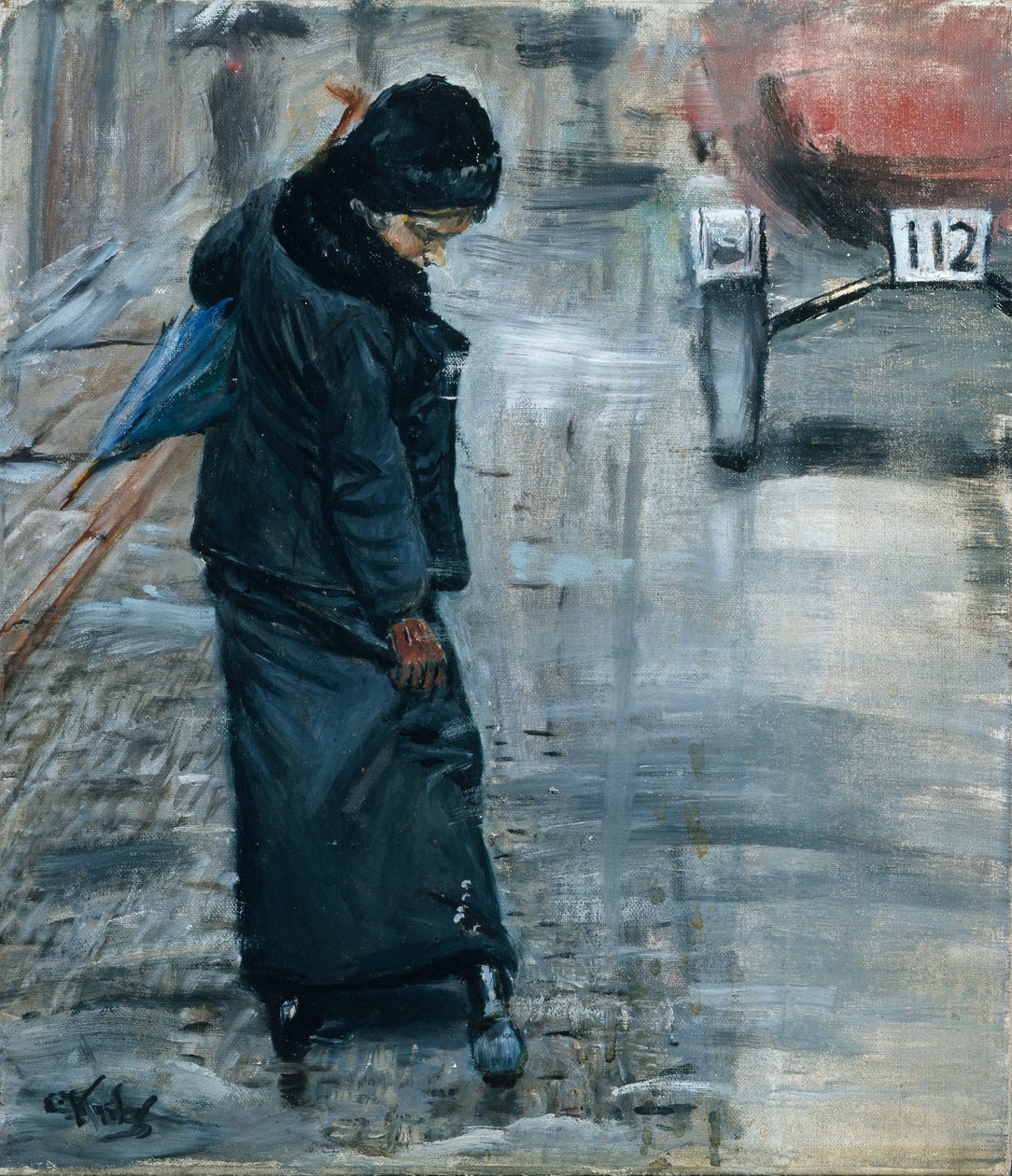 Çamur sıçraması (boyama) by Christian Krohg