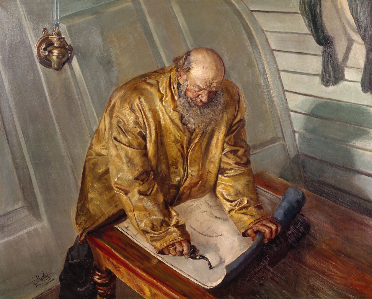 Çamurlu sular (tuval üzerine yağlıboya) by Christian Krohg