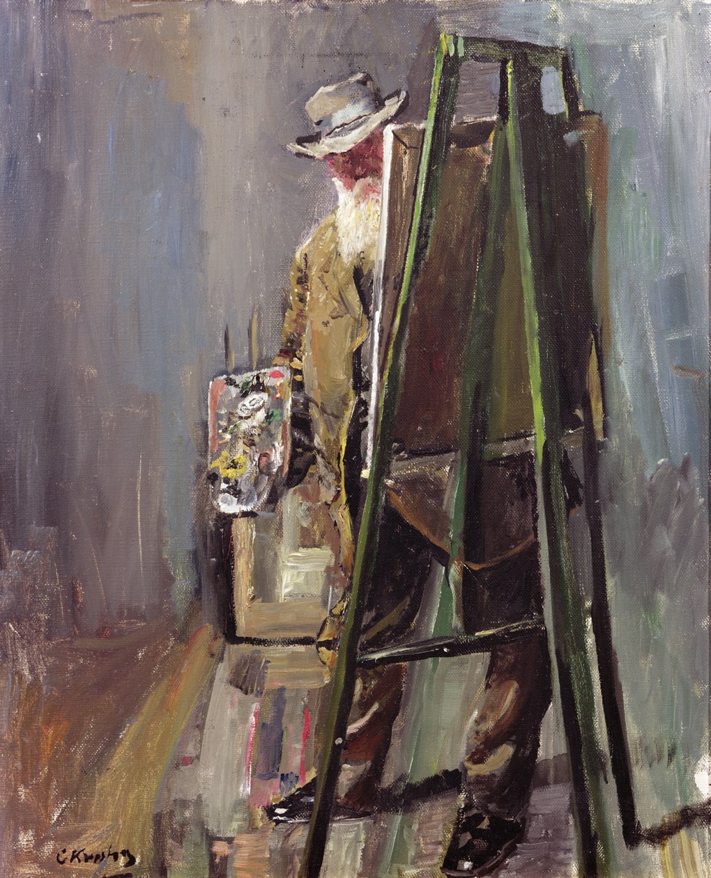 kendi portre by Christian Krohg