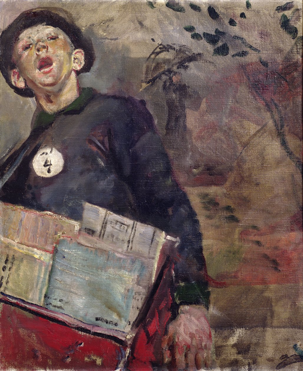 gazete çocuğu by Christian Krohg