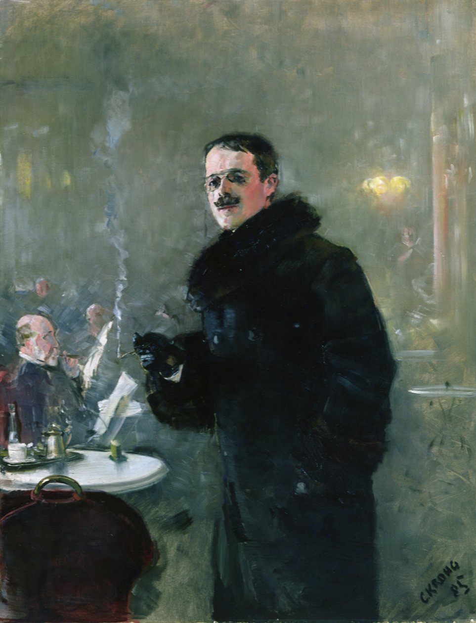 Ressam Gerhard Munthe by Christian Krohg