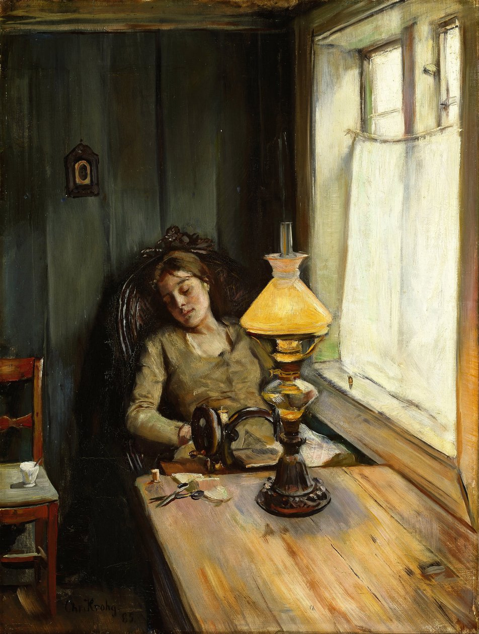 Yorgun by Christian Krohg