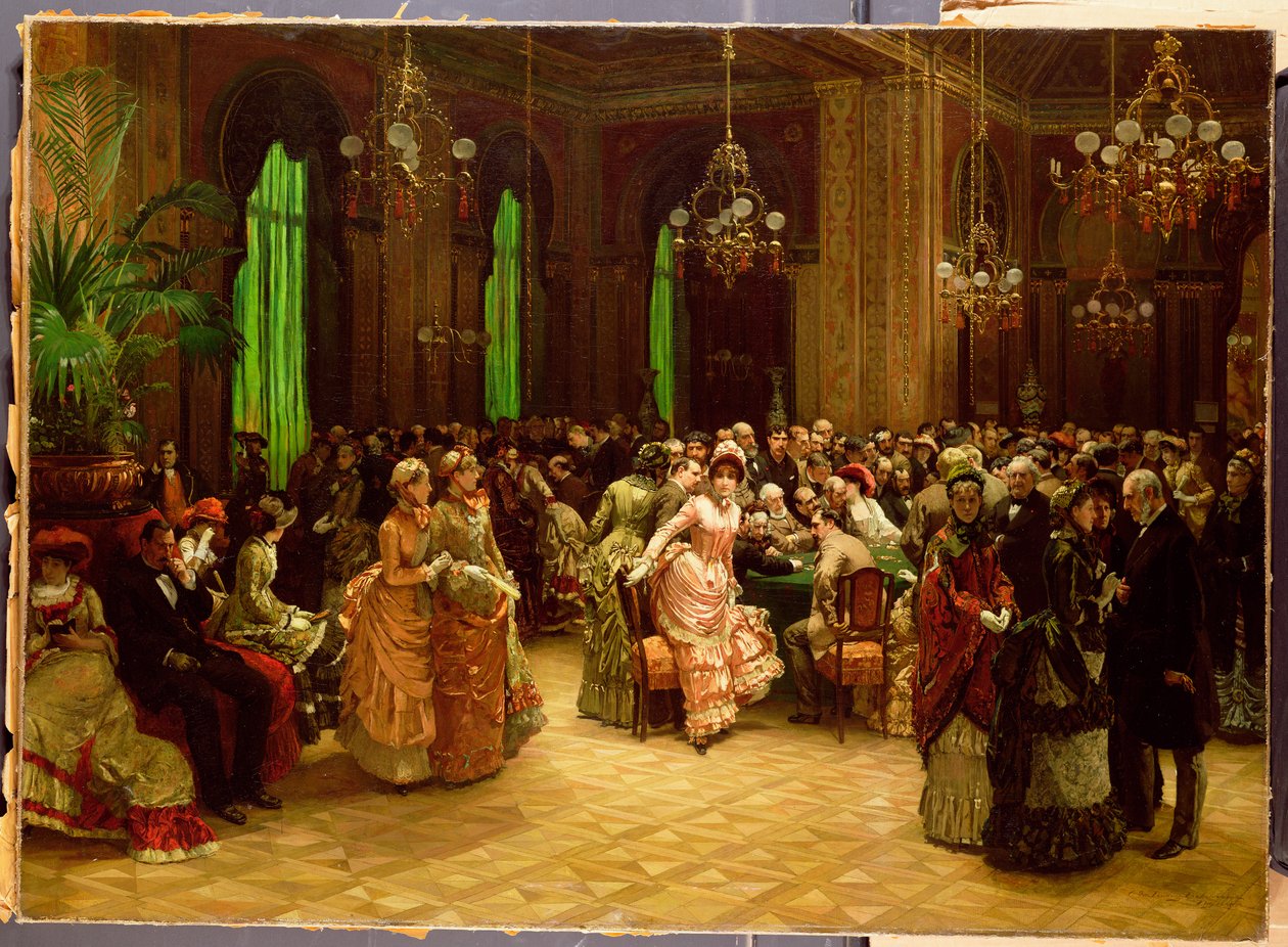 Kumarhane, Monte Carlo, 1884 by Christian Ludwig Bokelman