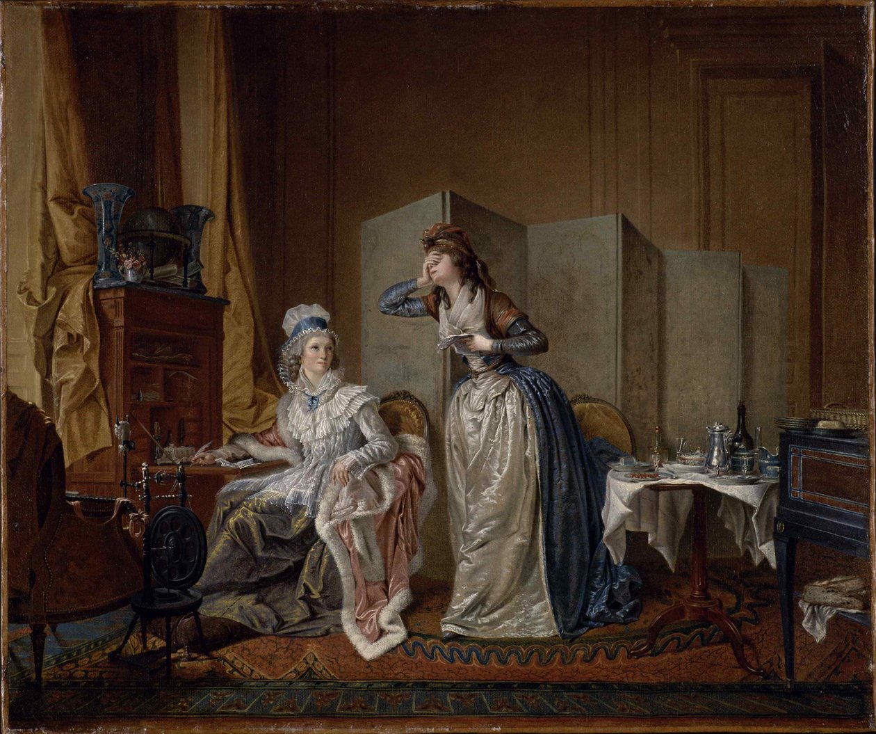 Kötü haber, 1794. by Christian Marie Colin De La Biochaye